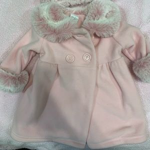 Pink 6 month peacoat (never worn)